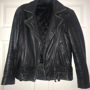 TopShop Genuine Leather Jacket size 2
